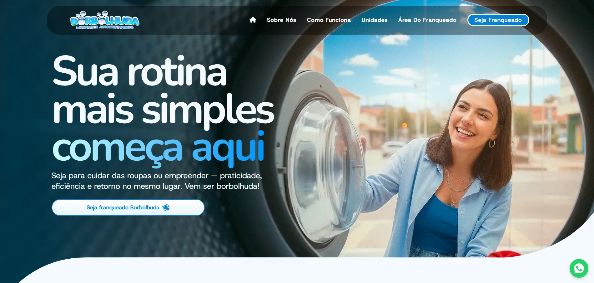 Site premium Borbolhuda — desenvolvido por Rafael Melo